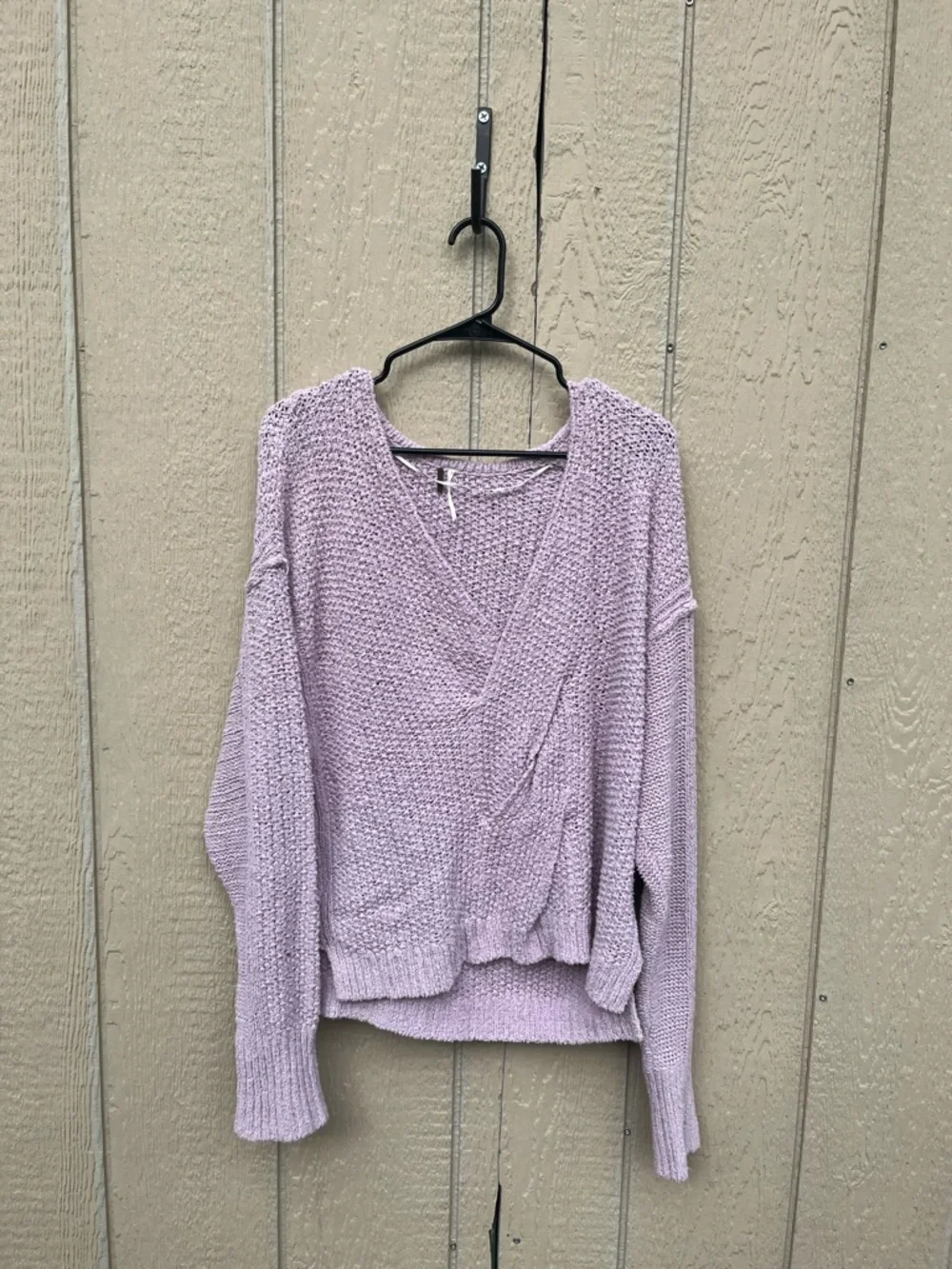 Free‎ People Coco Knit Pullover Sweater Top Purple Size Medium